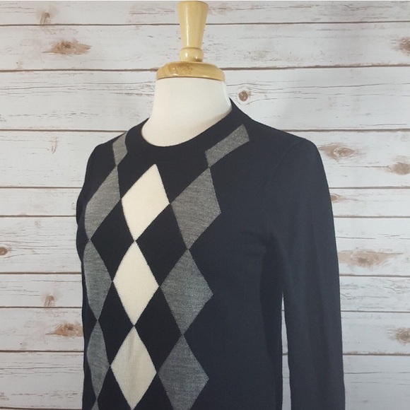 J. Crew | Tippi Sweater Argyle Merino Wool - Picture 3 of 7